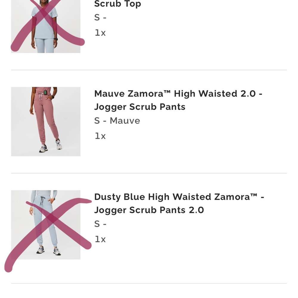 FIGS MAUVE HIGH WAISTED JOGGERS